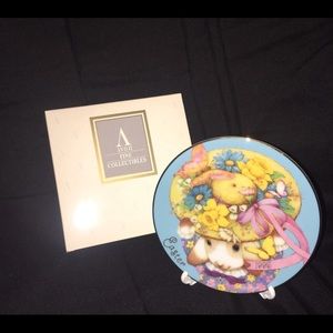 22k Gold Trim Easter Plate